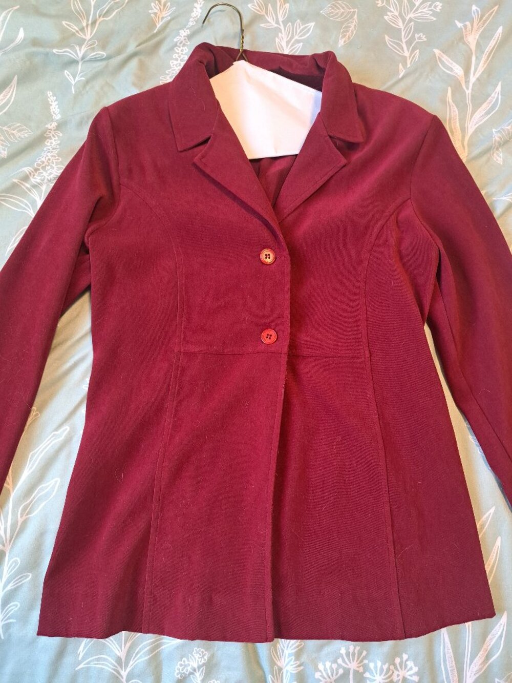 Vintage Burgundy Le Chateau Blazer